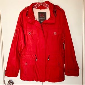 Burberry Wendy Red Packable Raincoat